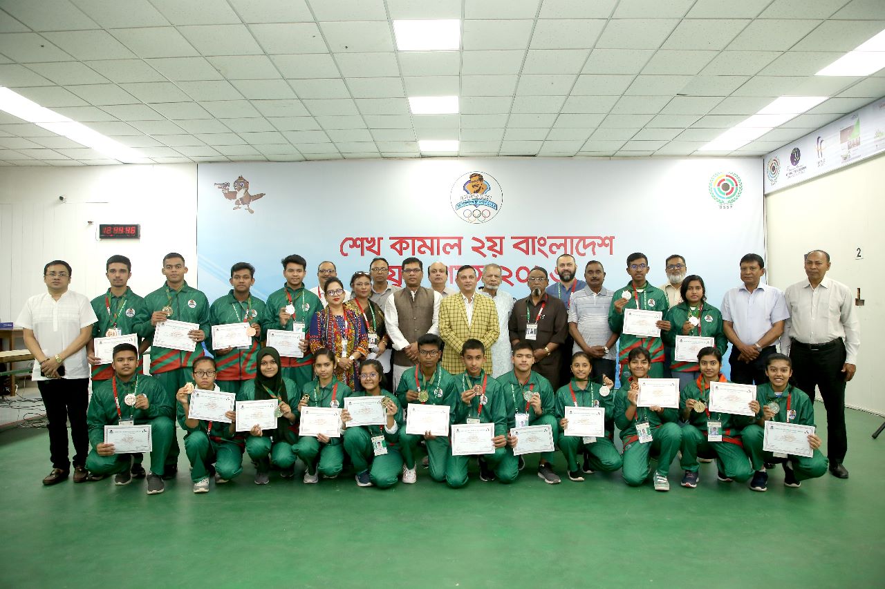 শ্যূটিংয়ে সেরা ঢাকা বিভাগ